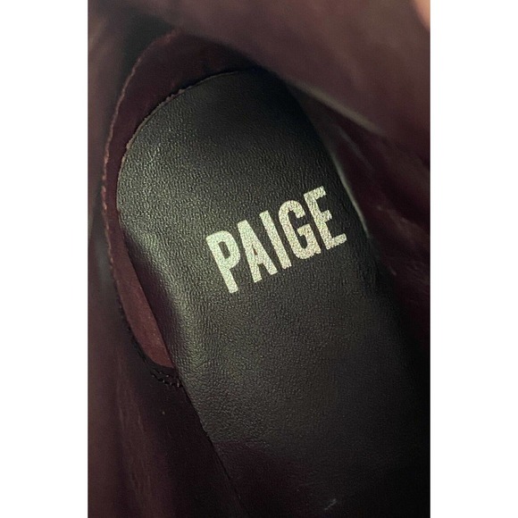 PAIGE Suede Marline Combat Boots Size 7 - Picture 5 of 6